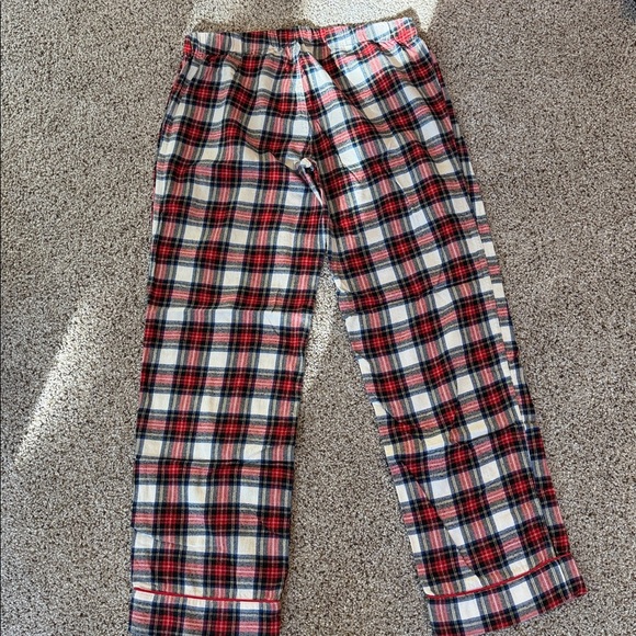 J. Crew 100% Cotton Red and Blue Plaid Pajama Pants, Small, Like New - Picture 5 of 7